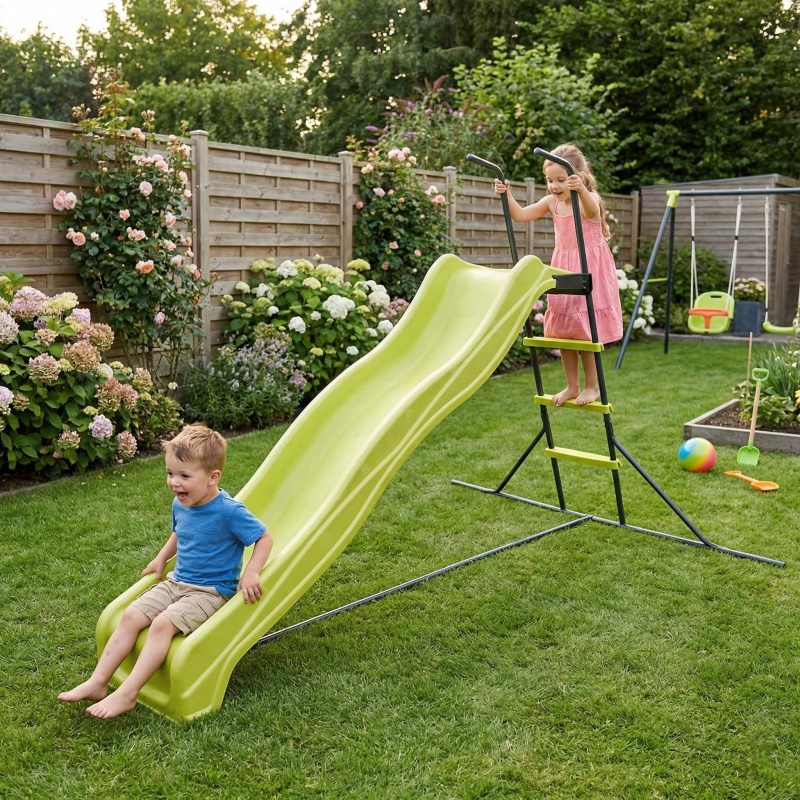 Kids Outdoor Climber - Уличная горка 2.2 м, отдельно стоящая,