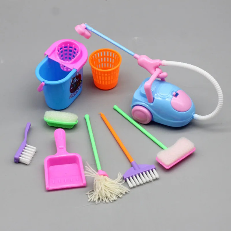 Kids Outdoor Broom - 9 шт. миниатюрные принадлежности для чистки