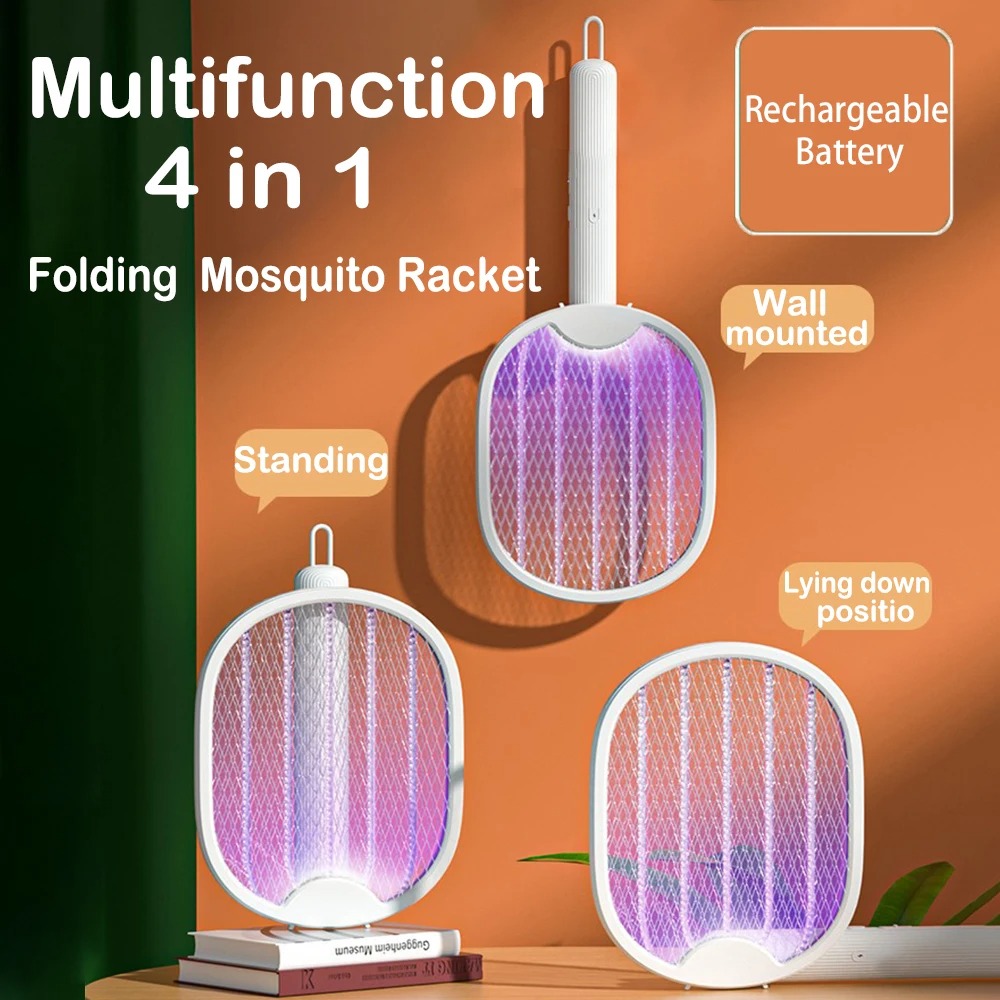 Bug Catching Kit - Электрическая мухобойка-уничтожитель комаров 3000В, перезаряжаемая через