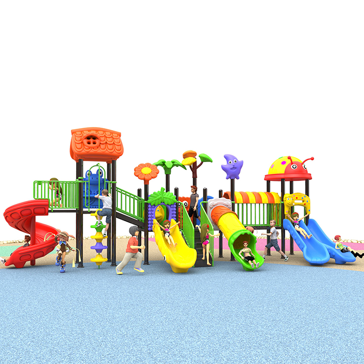 Kids Outdoor Adventure Park - Открытый красочный пластиковый слайд, приключенческий парк