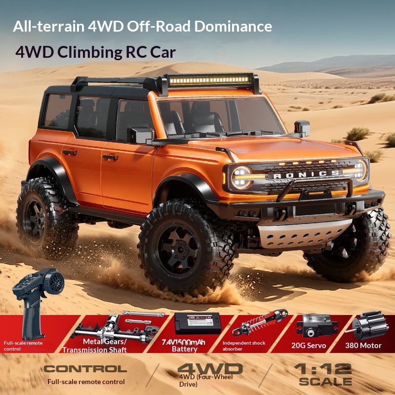 Kids Outdoor Vehicles - Радиоуправляемая машина Hongxing R22 RC 4WD