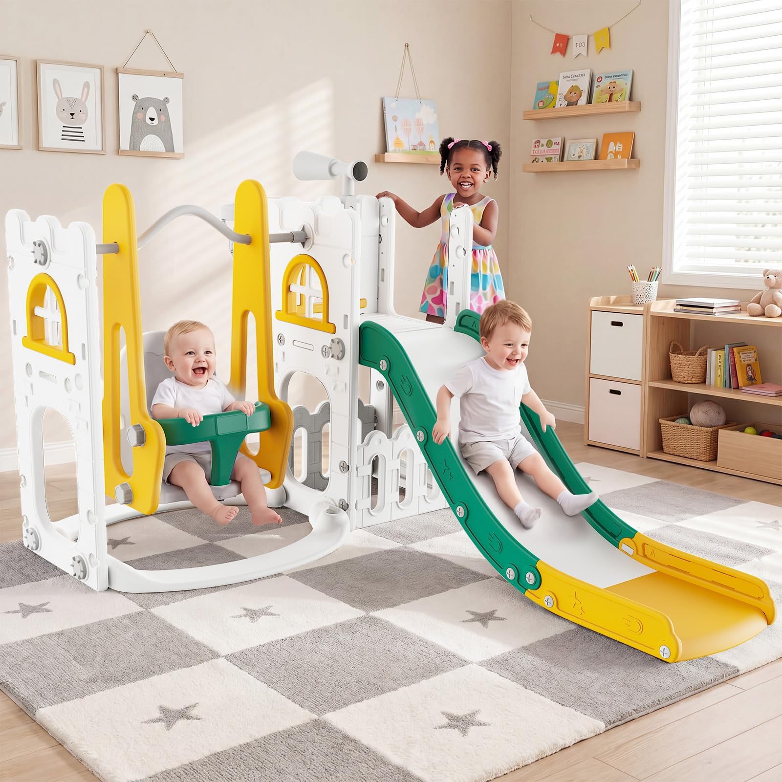 Kids Outdoor Climber - Игровой комплекс 7 в 1 для