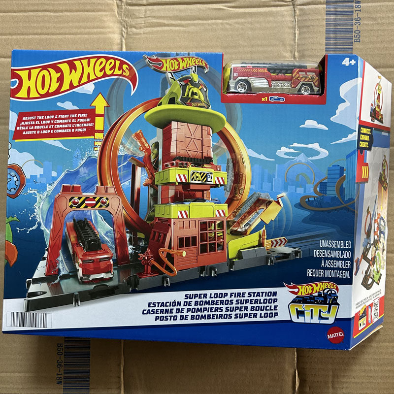 Hot Wheels Car Track Sets - Гоночная трасса Hot Wheels Steam Drop