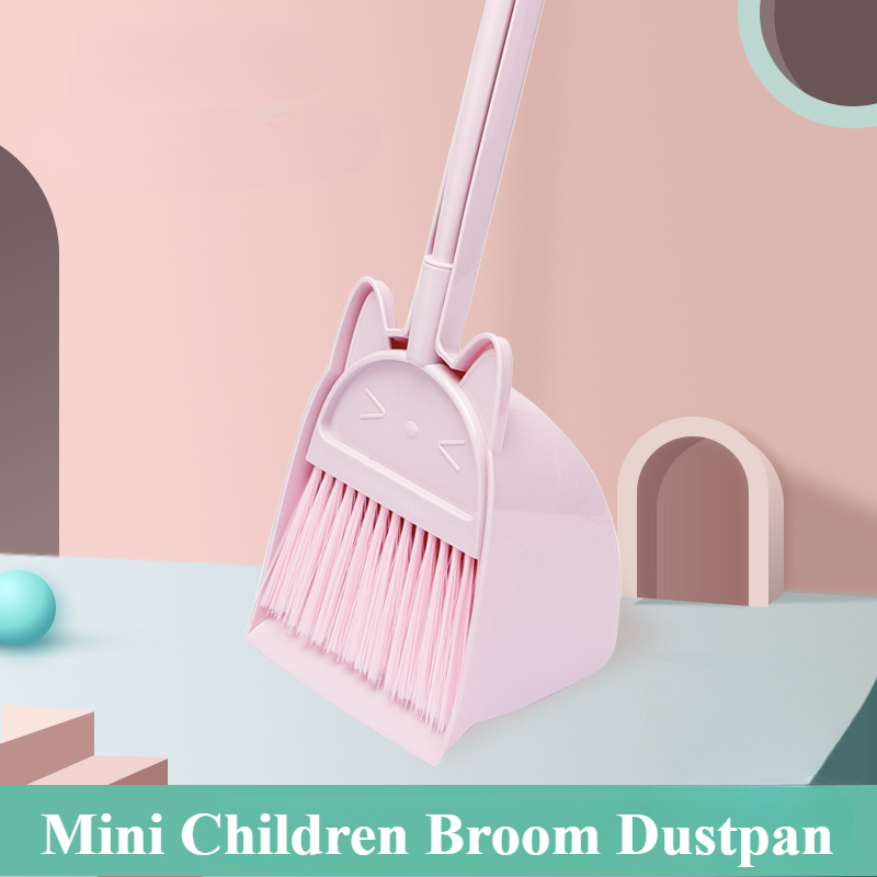 Kids Outdoor Broom - Мини-детская метла и совок с мультяшным