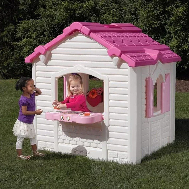Kids Outdoor Cubby House - Игрушки коттеджный домик с грибами для
