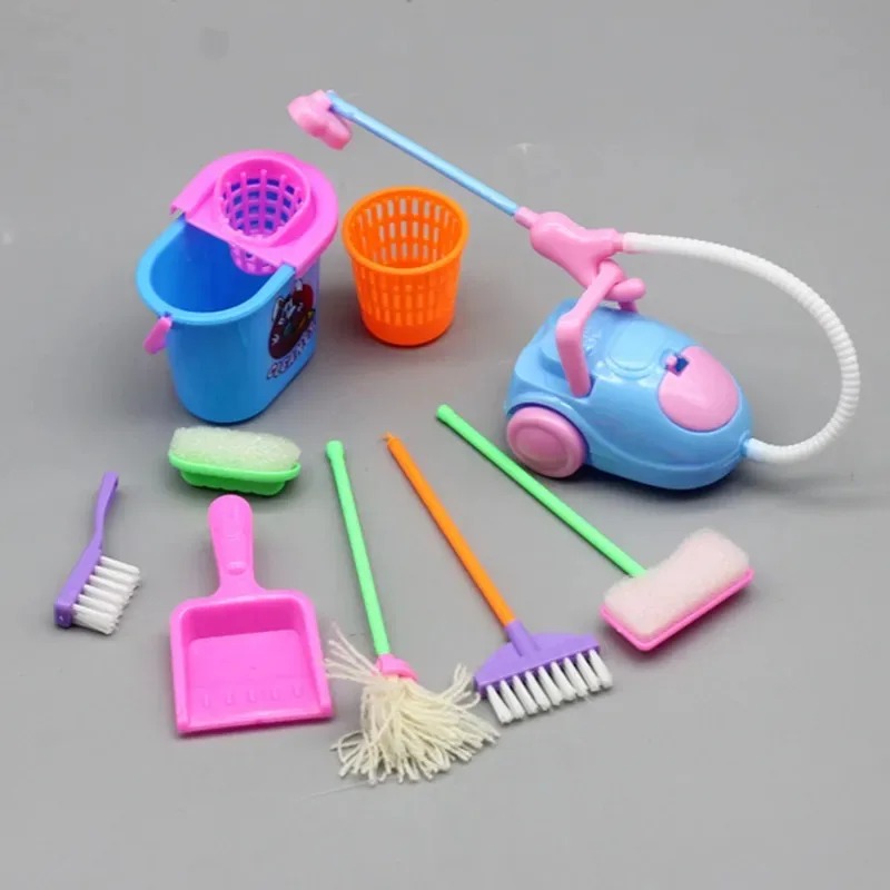 Kids Outdoor Broom - Мини-набор игрушек для чистки, 9 шт.,