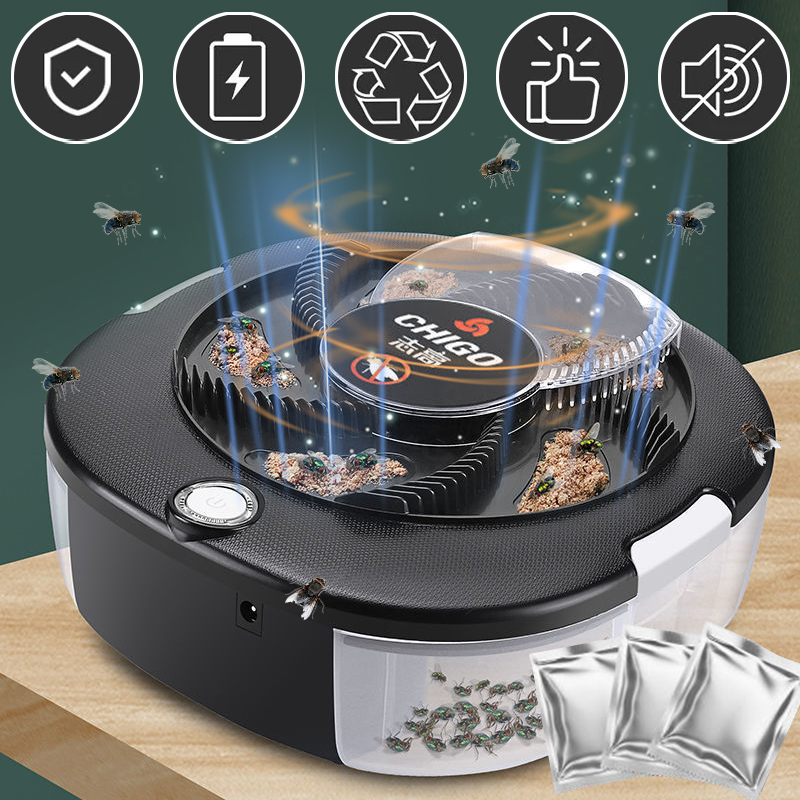 Bug Catching Kit - Мухоловка перезаряжаемая/USB электрическая ловушка для мух