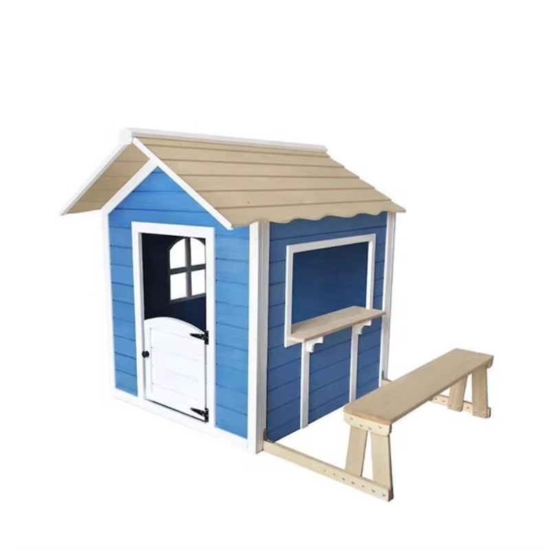 Kids Outdoor Cubby House - Современный деревянный детский игровой домик для