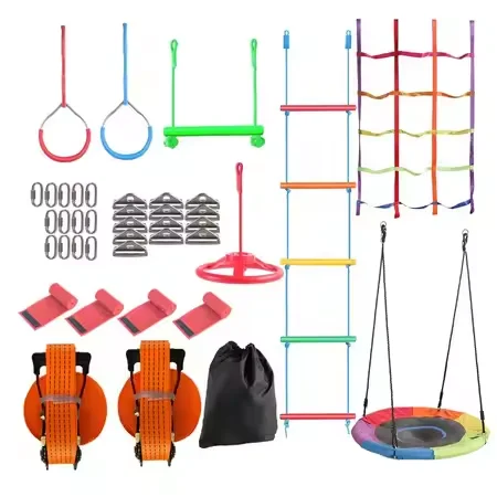 Kids Outdoor Monkey Bar Set - Набор для полосы препятствий Warrior для