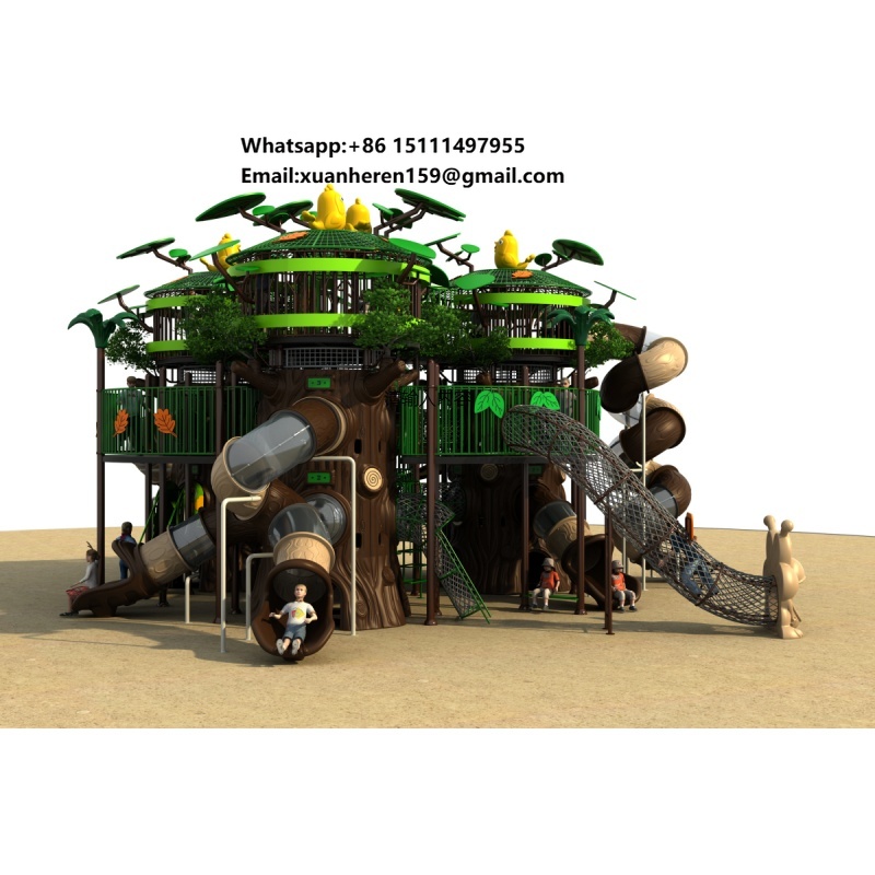 Коммерческое уличное игровое о – обзор и цена Kids Outdoor Adventure Park
