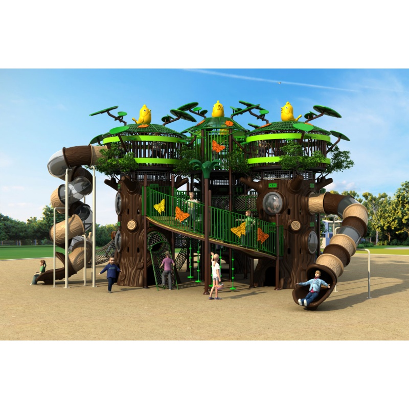 Коммерческое уличное игровое о – обзор и цена Kids Outdoor Adventure Park