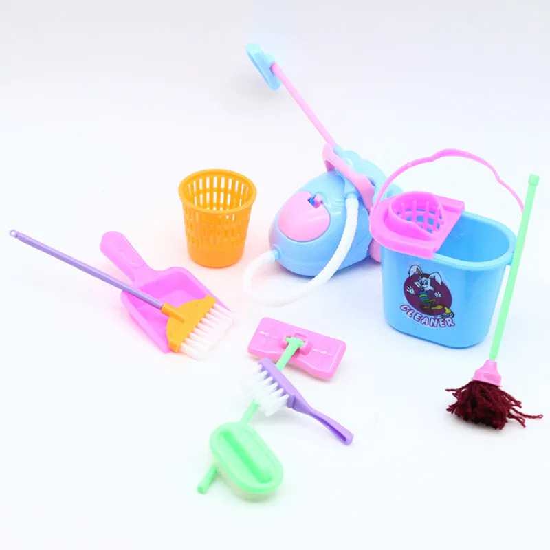 9 шт. миниатюрные принадлежнос – обзор и цена Kids Outdoor Broom