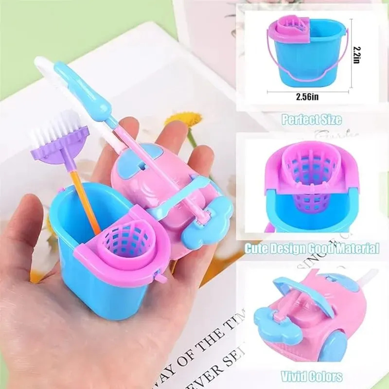 9 шт. миниатюрные принадлежнос – обзор и цена Kids Outdoor Broom