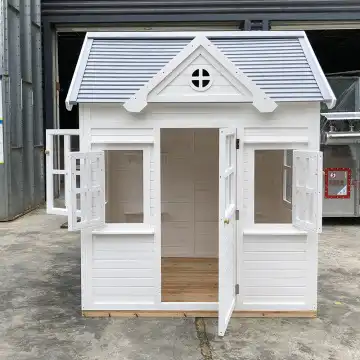 Детский деревянный игровой дом – обзор и цена Kids Outdoor Cubby House