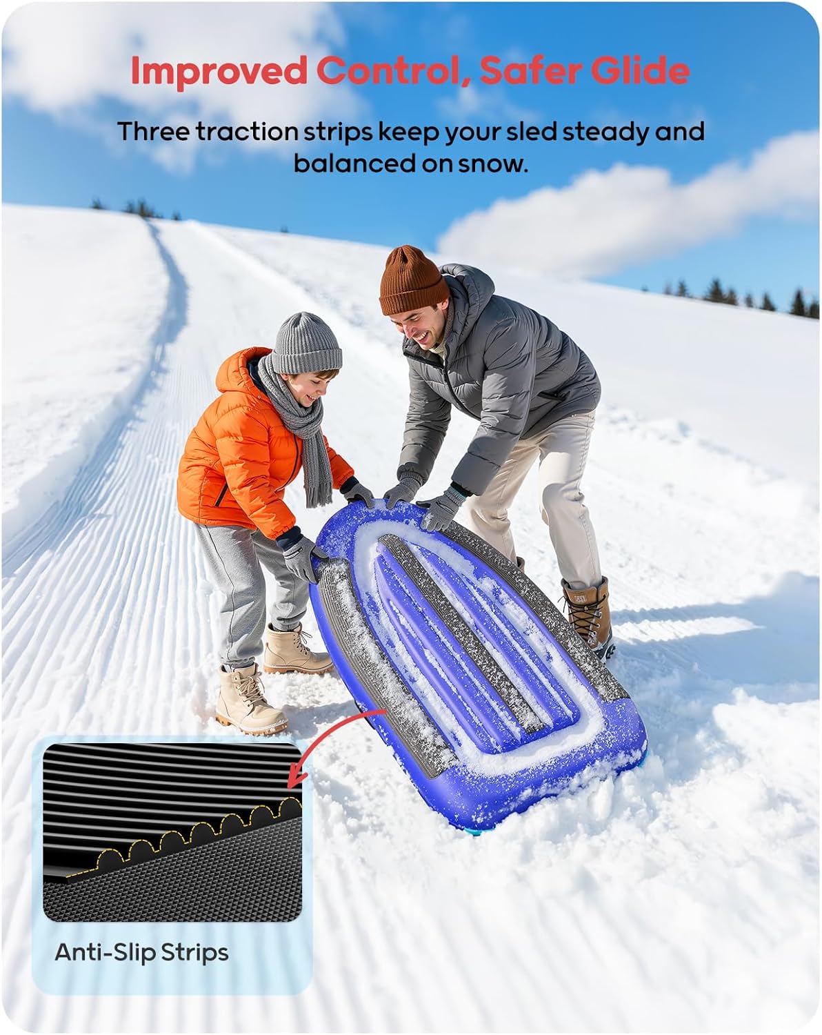 Надувные санки QPAU из ПВХ с у – обзор и цена Outdoor Toys For Kids