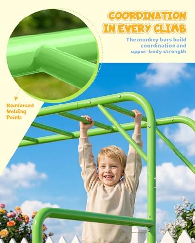 Уличный спортивный комплекс с  – обзор и цена Kids Outdoor Monkey Bar Set
