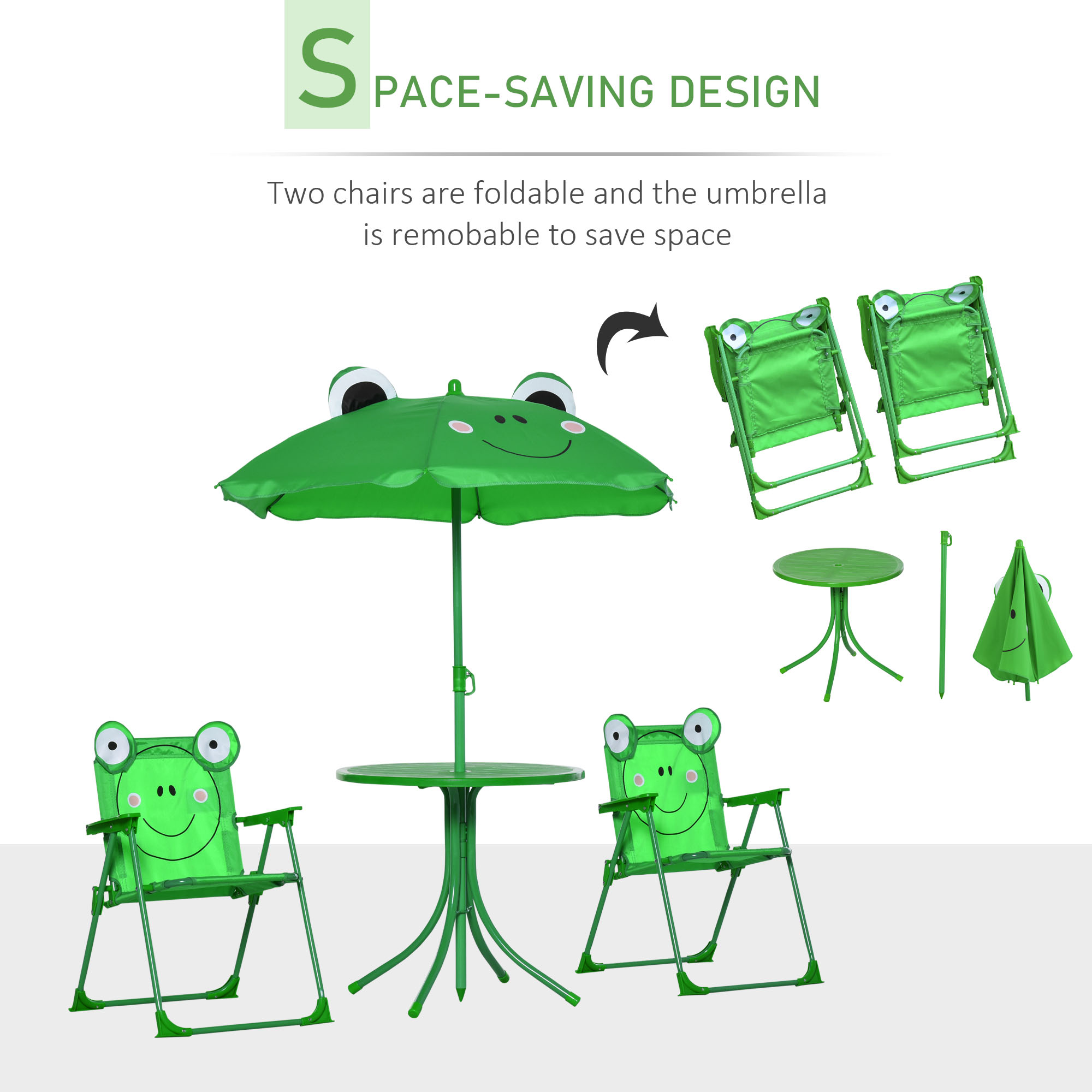 Детский набор стола и стульев, – обзор и цена Kids Outdoor Folding Chair