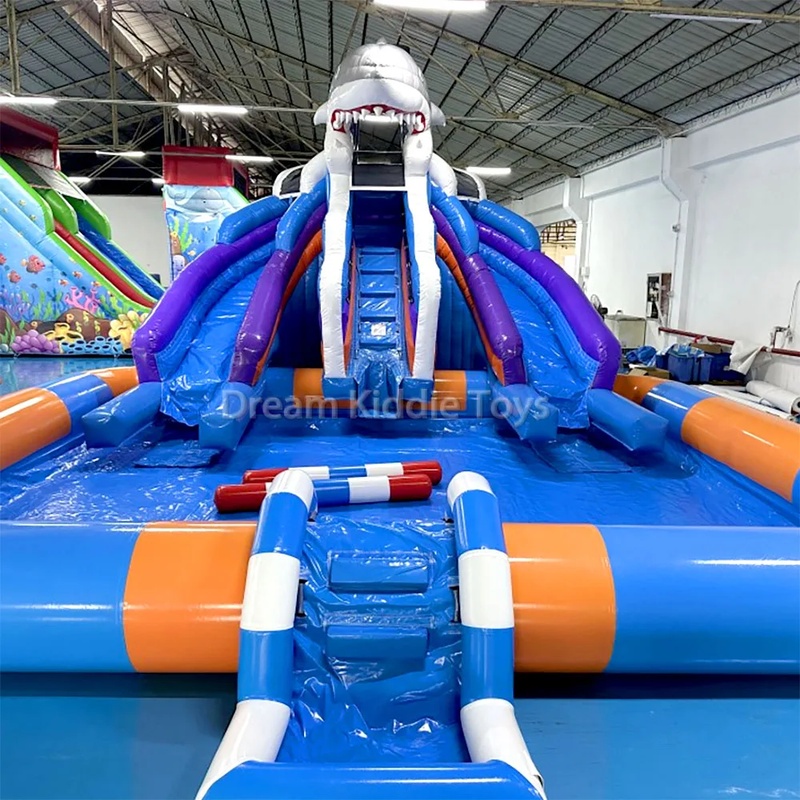 Надувной батутный комплекс из  – обзор и цена Kids Outdoor Adventure Park