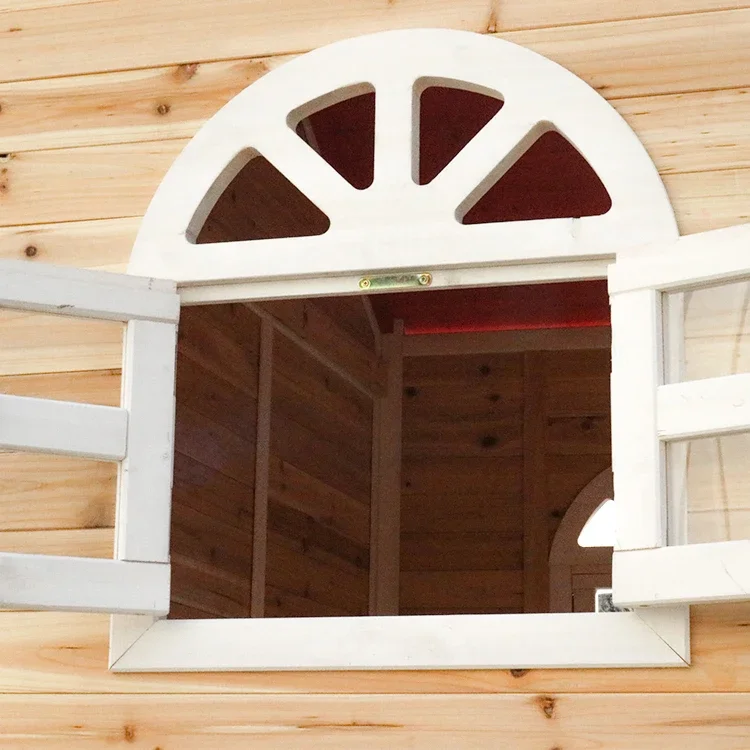 l Деревянная игровая площадка  – обзор и цена Kids Outdoor Cubby House