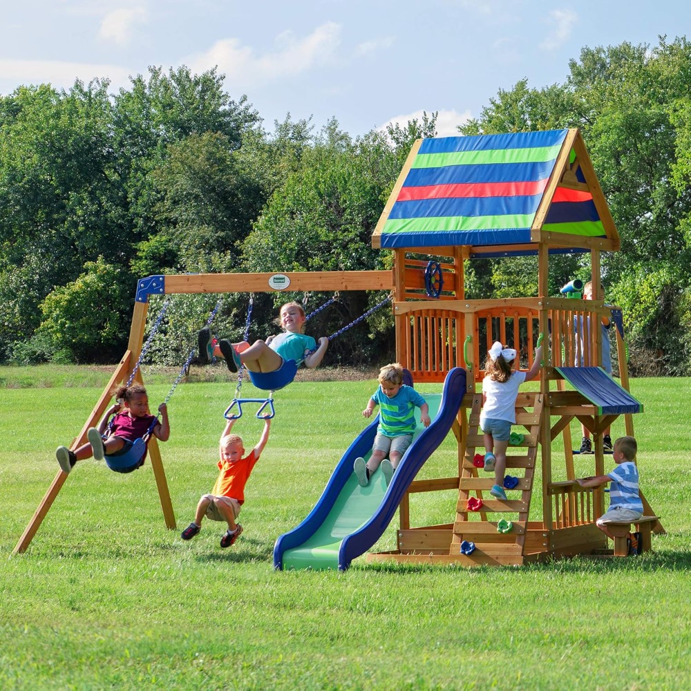 Детская уличная игровая площад – обзор и цена Kids Outdoor Monkey Bar Set